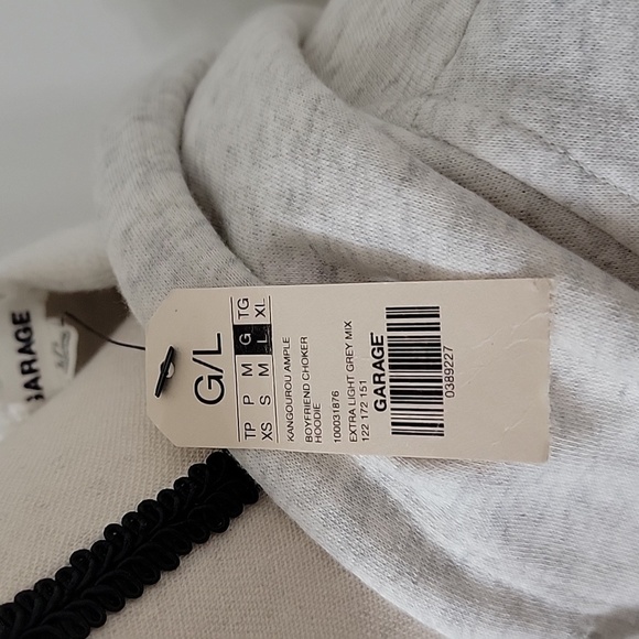 Garage Size L Washington State University Gray w/ Pink Hoodie Cutout Front, NEW - Picture 6 of 12